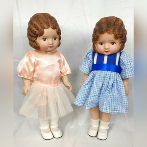 Vintage Daisy Kingdom Collectible Dolls 18" set of 2